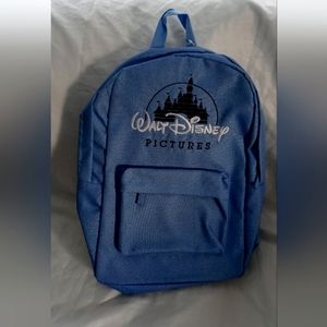 Brand New Walt Disney Pictures Backpack New With Tags Denim Like Style Medium